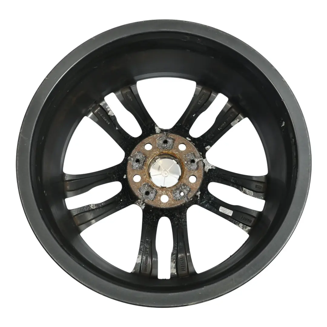 BMW F34 GT Cerchio Anteriore Nero Lega 19" 8J ET:30 M Doppie Razze 598M - SKU 7847543-2 - Numero di parte 7847543
