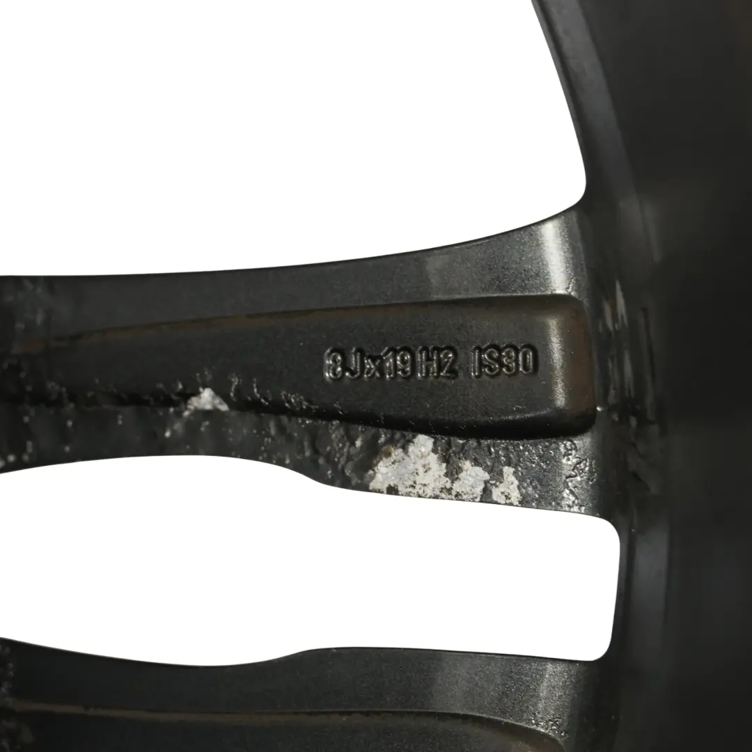 BMW F34 GT Cerchio Anteriore Nero Lega 19" 8J ET:30 M Doppie Razze 598M - SKU 7847543-2 - Numero di parte 7847543