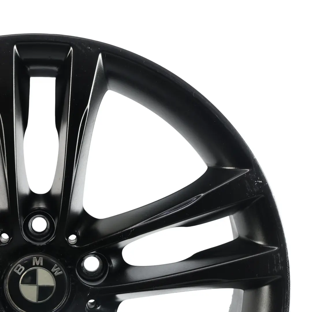 BMW F34 GT Cerchio Anteriore Nero Lega 19" 8J ET:30 M Doppie Razze 598M - SKU 7847543-2 - Numero di parte 7847543