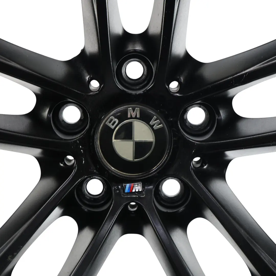 BMW F34 GT Cerchio Anteriore Nero Lega 19" 8J ET:30 M Doppie Razze 598M - SKU 7847543-2 - Numero di parte 7847543