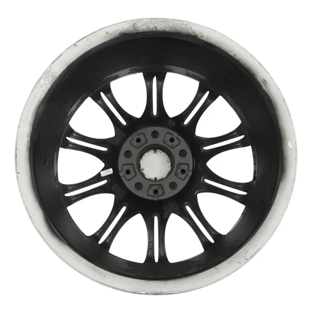 BMW E46 Z4 E85 Cerchio anteriore nero in lega 18" ET:47 8J M Doppie razze 135 - SKU 7896470-3 - Numero di parte 7896470