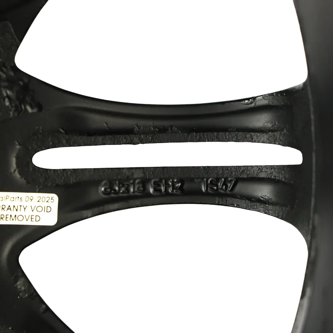 BMW E46 Z4 E85 Schwarz Vorderrad felge 18" ET:47 8J M Doppelspeiche 135 - SKU 7896470-3 - Teilenummer 7896470