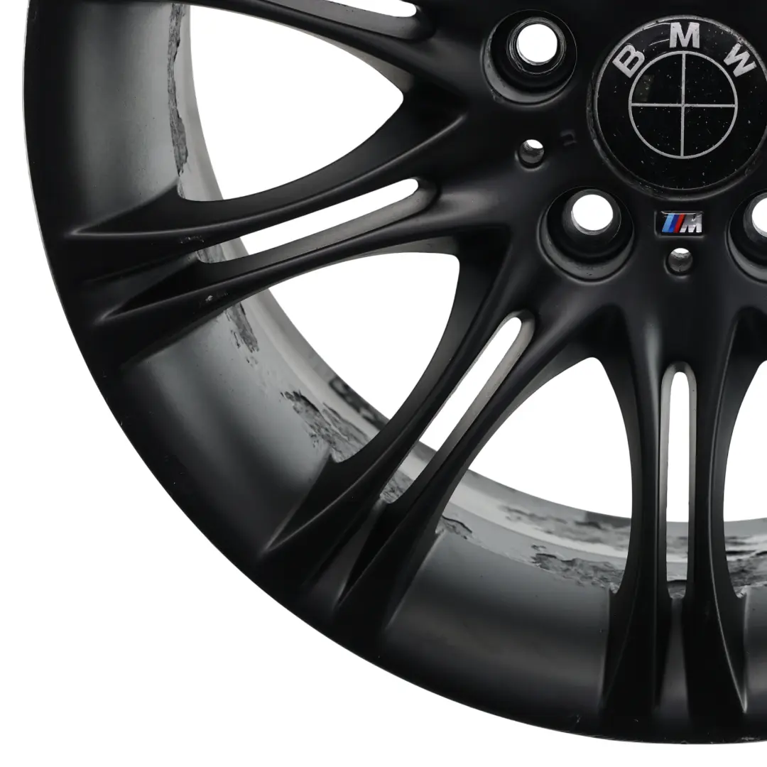 BMW E46 Z4 E85 Cerchio anteriore nero in lega 18" ET:47 8J M Doppie razze 135 - SKU 7896470-3 - Numero di parte 7896470