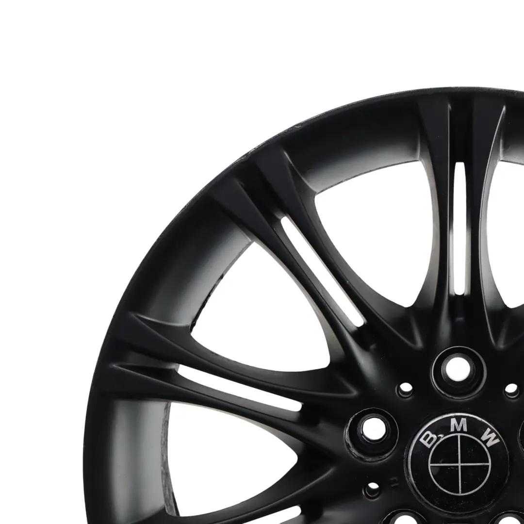 Czarna Tylna Felga Aluminiowa 18" M Double Spoke 135 8,5J ET:50 do BMW E46 E85 o numerze 7896490 BMW E46 E85 Czarna Tylna Felga Aluminiowa 18" M Double Spoke 135 8,5J ET:50 - SKU 7896490-8 - Numer Części 7896490