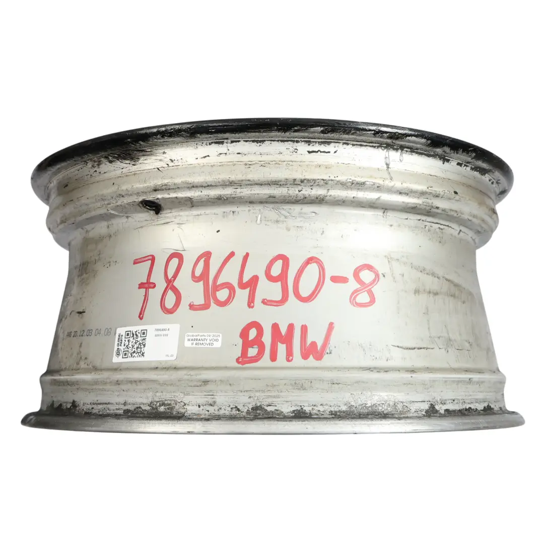 BMW E46 Z4 E85 Black Rear Alloy Wheel Rim 18" M Double Spoke 135 8,5J ET:50 - SKU 7896490-8 - Part number 7896490