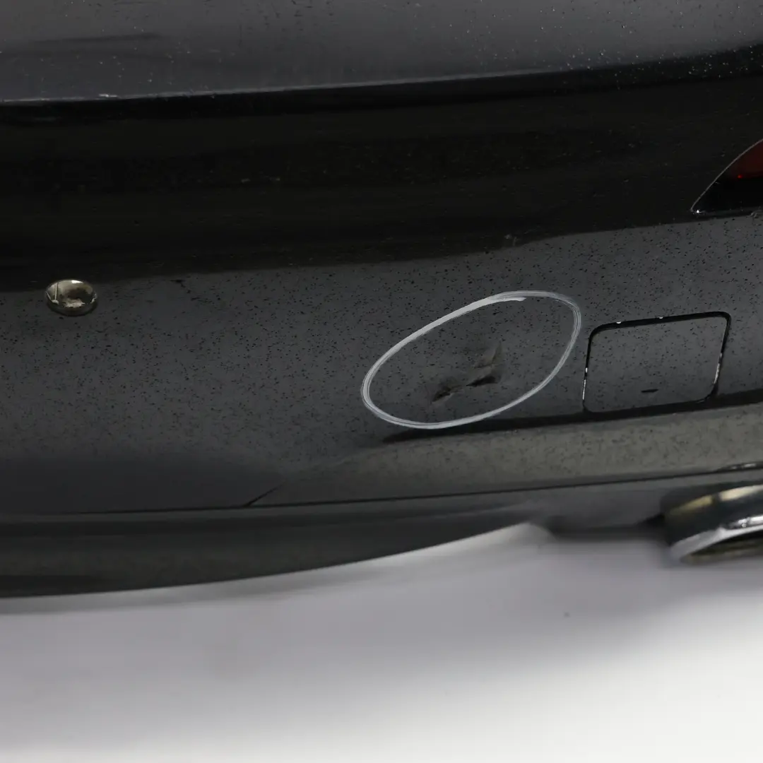 BMW F01 Rear Bumper M Sport Trim Panel Cover Azurite Black Metallic - S34 - SKU 7898876-AZB - Part number 7898876