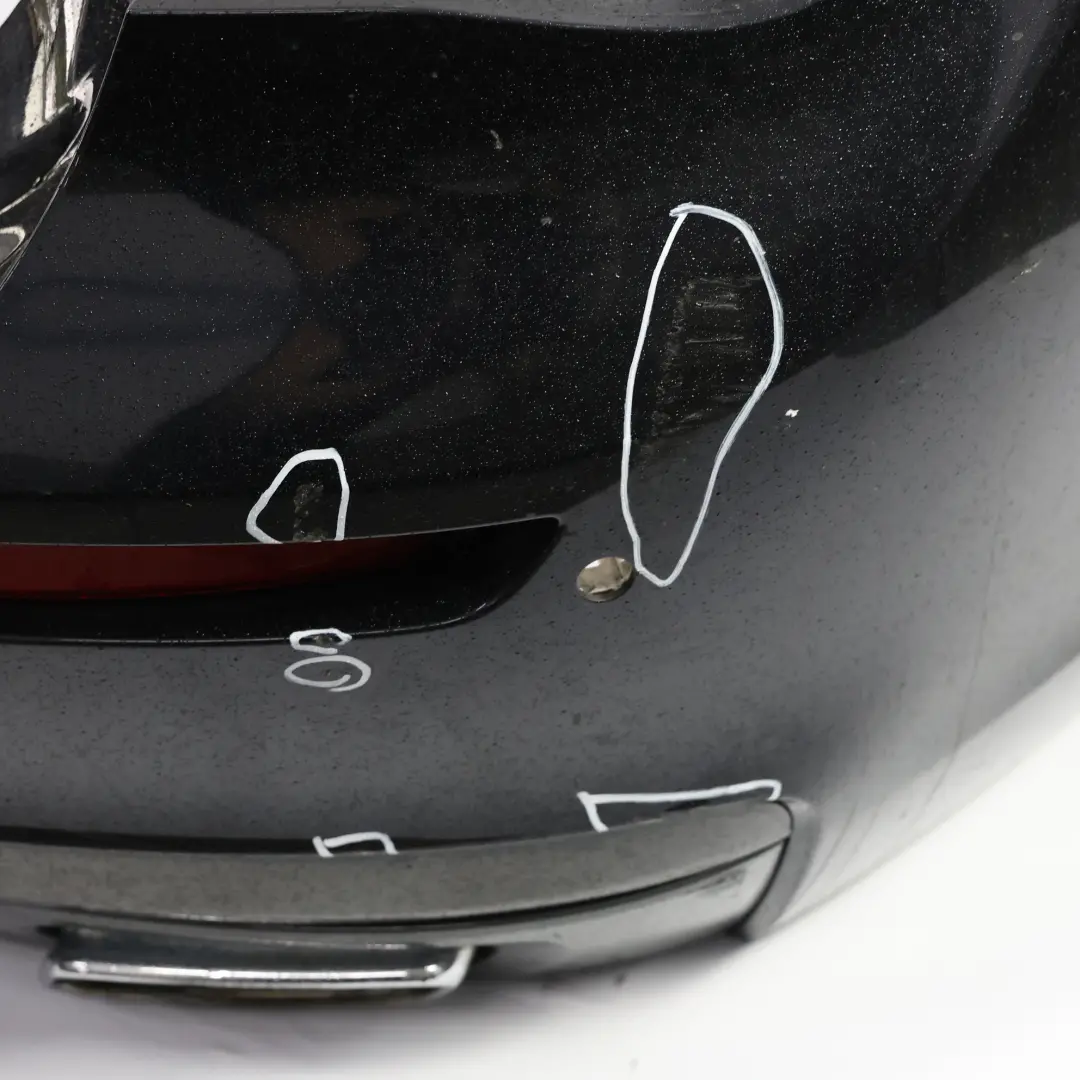BMW F01 Rear Bumper M Sport Trim Panel Cover Azurite Black Metallic - S34 - SKU 7898876-AZB - Part number 7898876