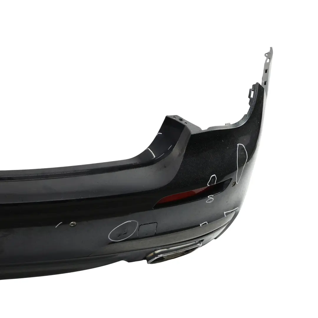 BMW F01 Rear Bumper M Sport Trim Panel Cover Azurite Black Metallic - S34 - SKU 7898876-AZB - Part number 7898876