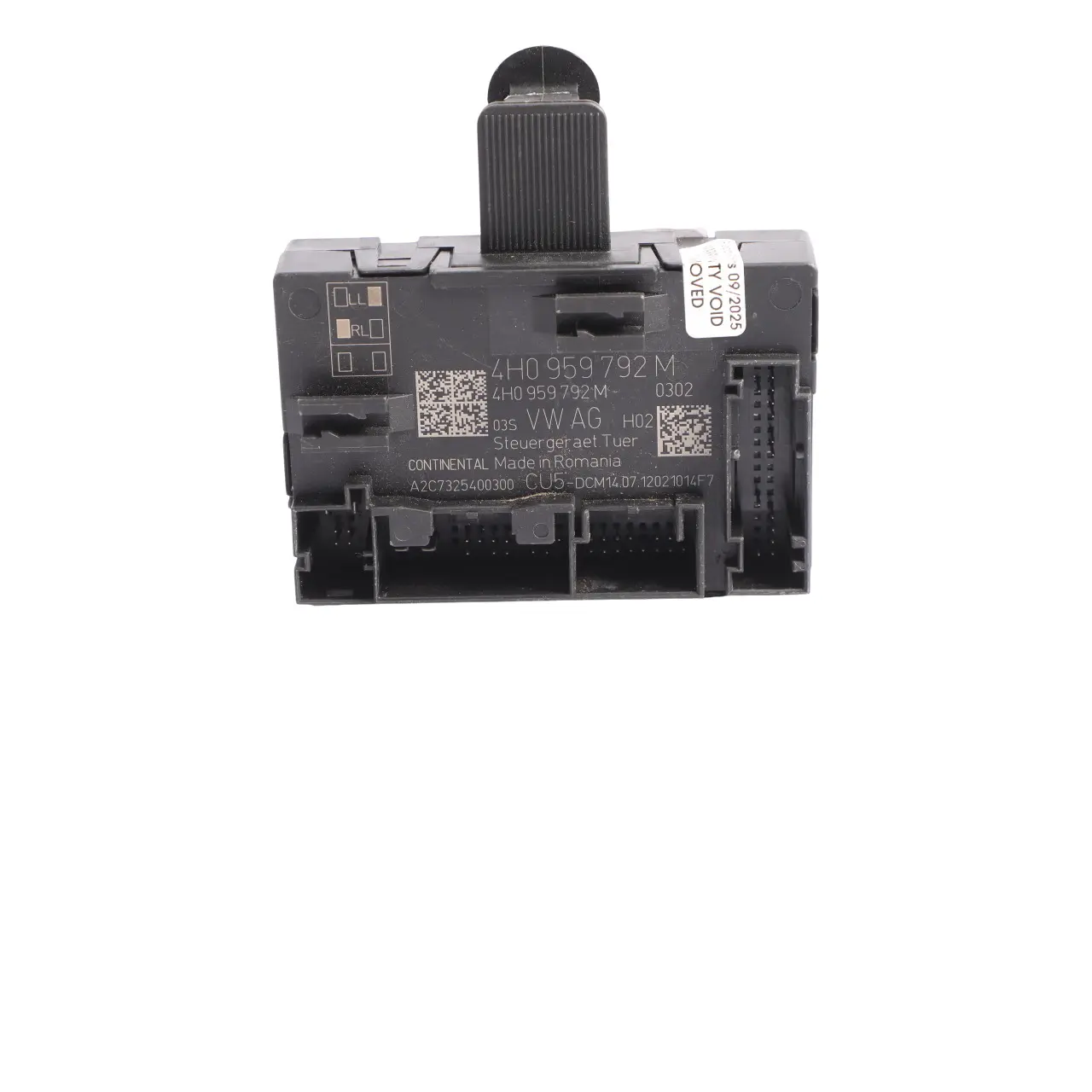 Porsche Cayenne 92A Front Door Control Module Unit Passenger Side 4H0959792M 