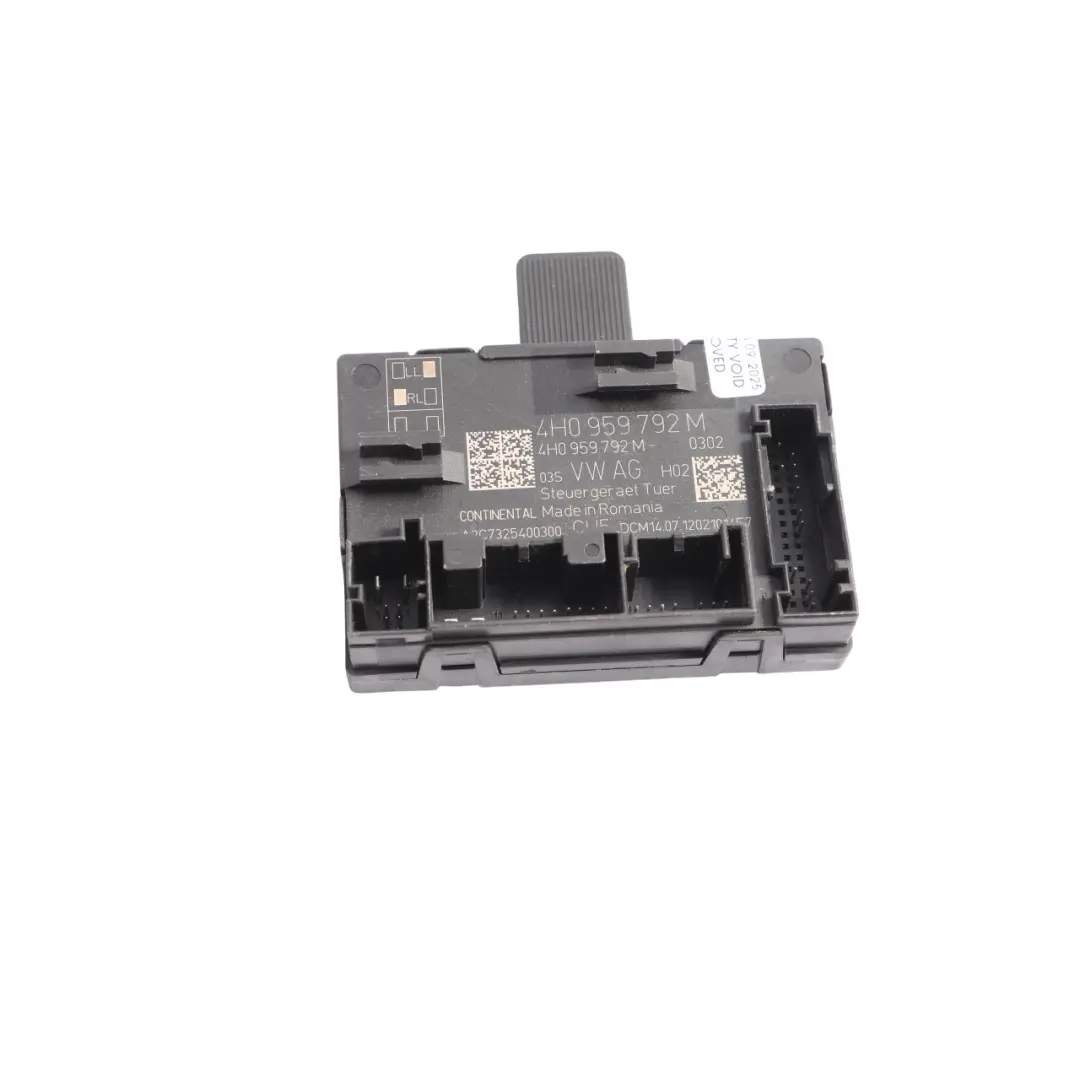 Front Door Control Module Unit Passenger Side to Porsche Cayenne 92A with Part number 4H0959792M Porsche Cayenne 92A Front Door Control Module Unit Passenger Side - SKU 4H0959792M - Part number 4H0959792M