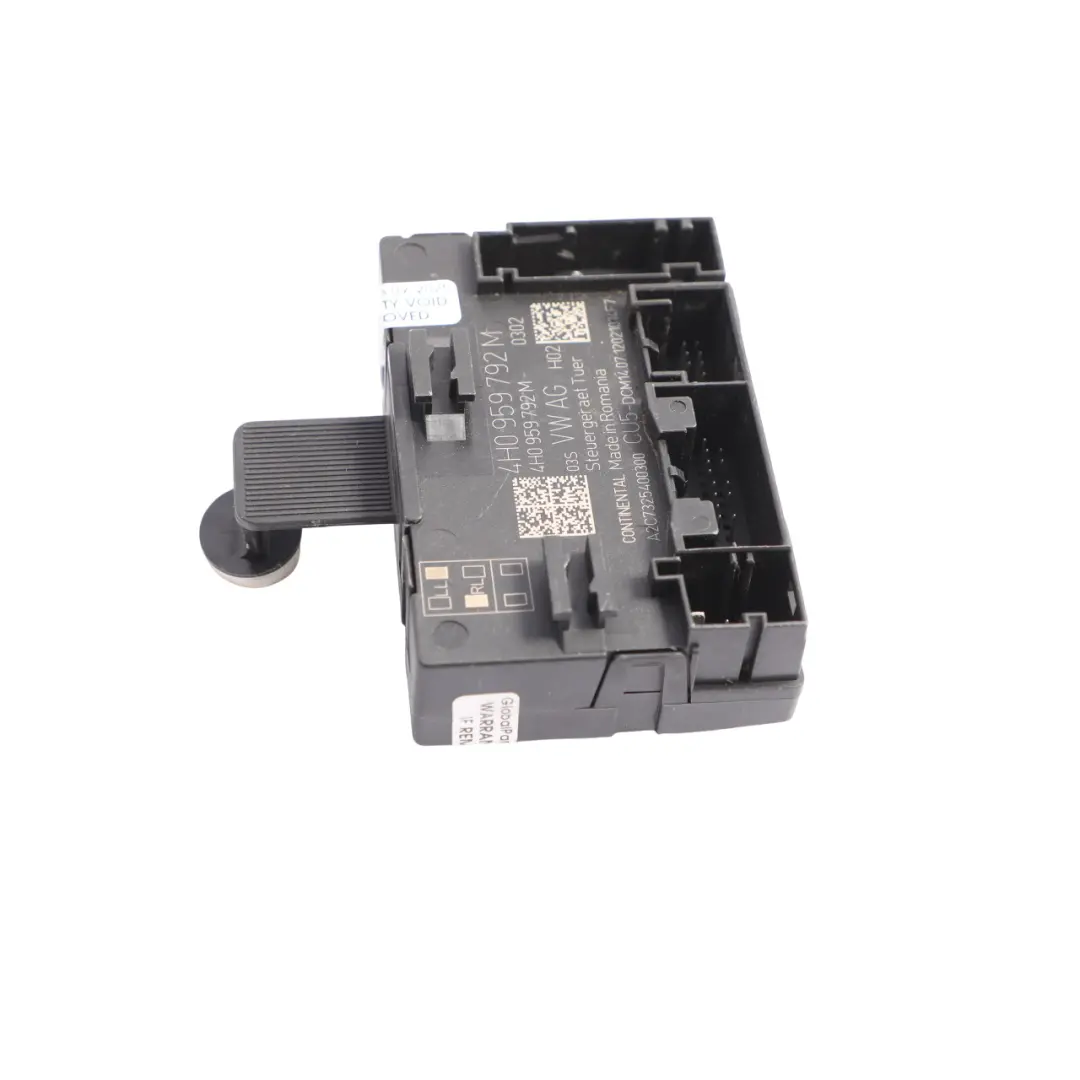 Front Door Control Module Unit Passenger Side to Porsche Cayenne 92A with Part number 4H0959792M Porsche Cayenne 92A Front Door Control Module Unit Passenger Side - SKU 4H0959792M - Part number 4H0959792M