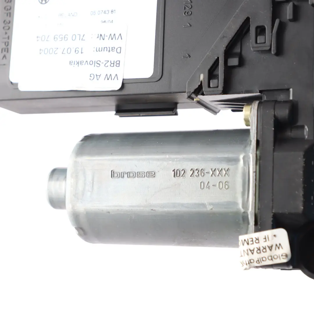 Volkswagen Touareg 7L Window Lifter Regulator Motor Rear Right O/S - SKU 7L0959704 - Part number 7L0959704