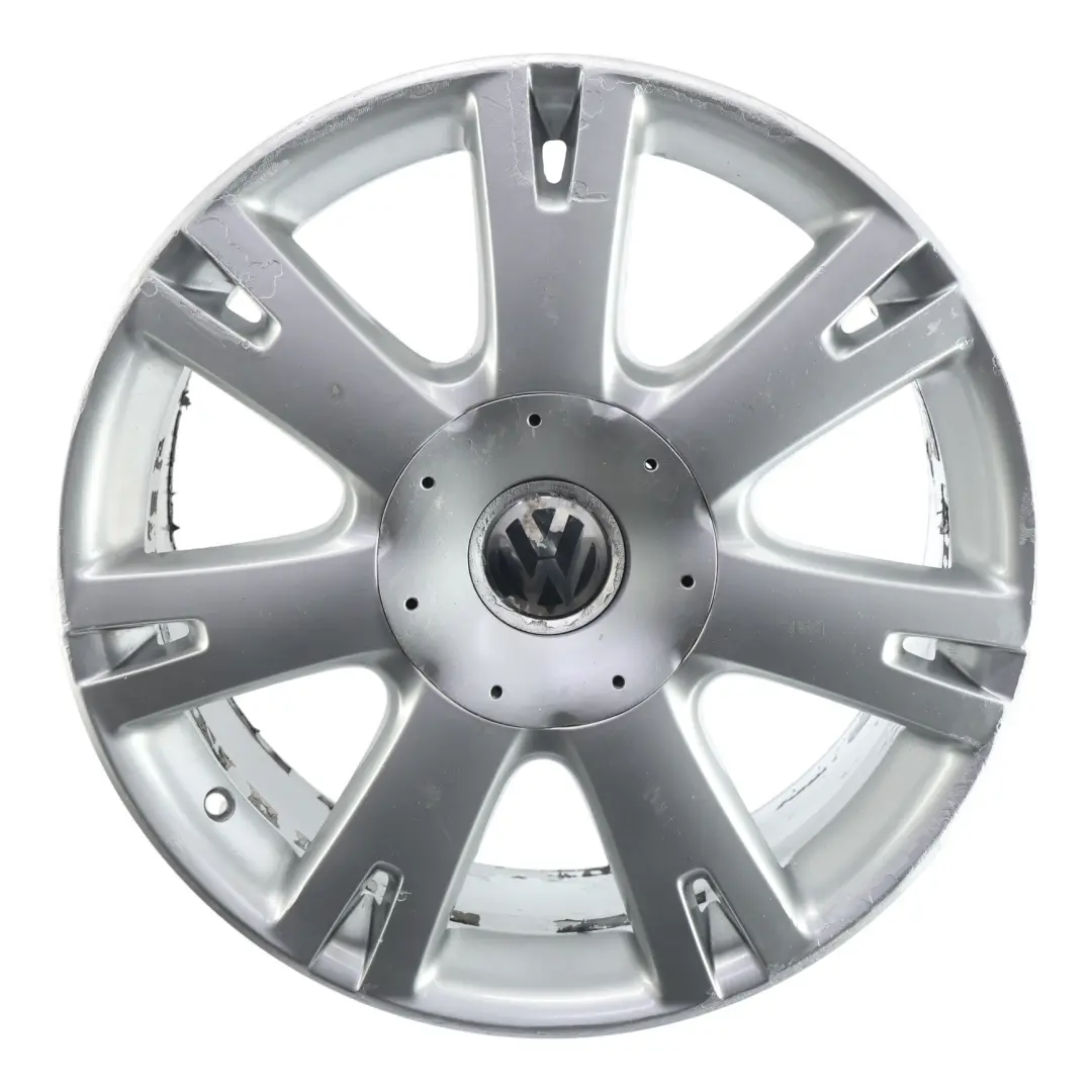 VW Volkswagen Touareg 7L Silver Alloy Wheel Rim 18" ET:57 8J - SKU 7L6601025L-1 - Part number 7L6601025L