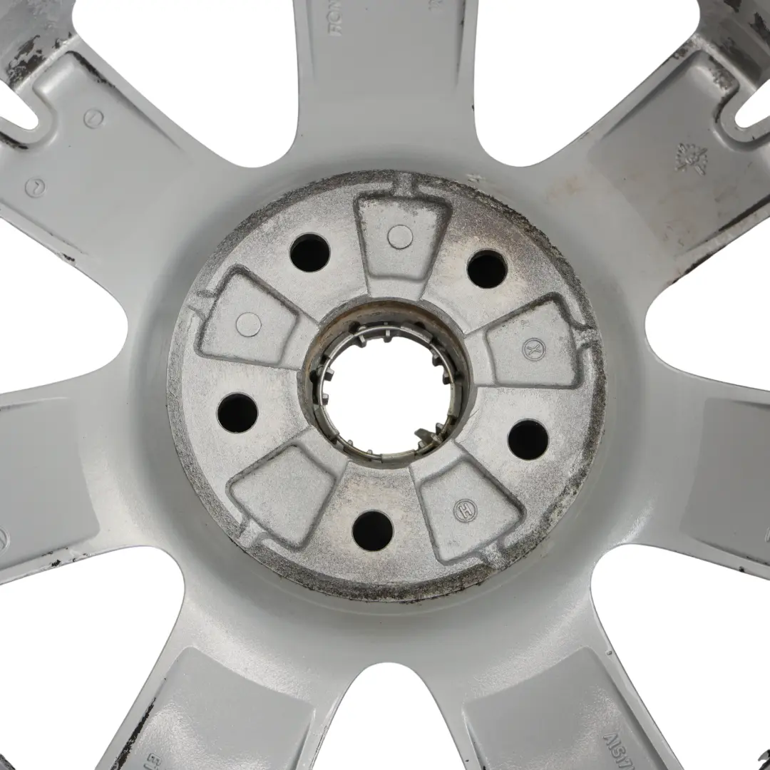 VW Volkswagen Touareg 7L Silver Alloy Wheel Rim 18" ET:57 8J - SKU 7L6601025L-1 - Part number 7L6601025L
