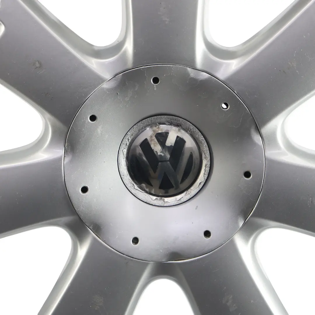 VW Volkswagen Touareg 7L Silver Alloy Wheel Rim 18" ET:57 8J - SKU 7L6601025L-1 - Part number 7L6601025L