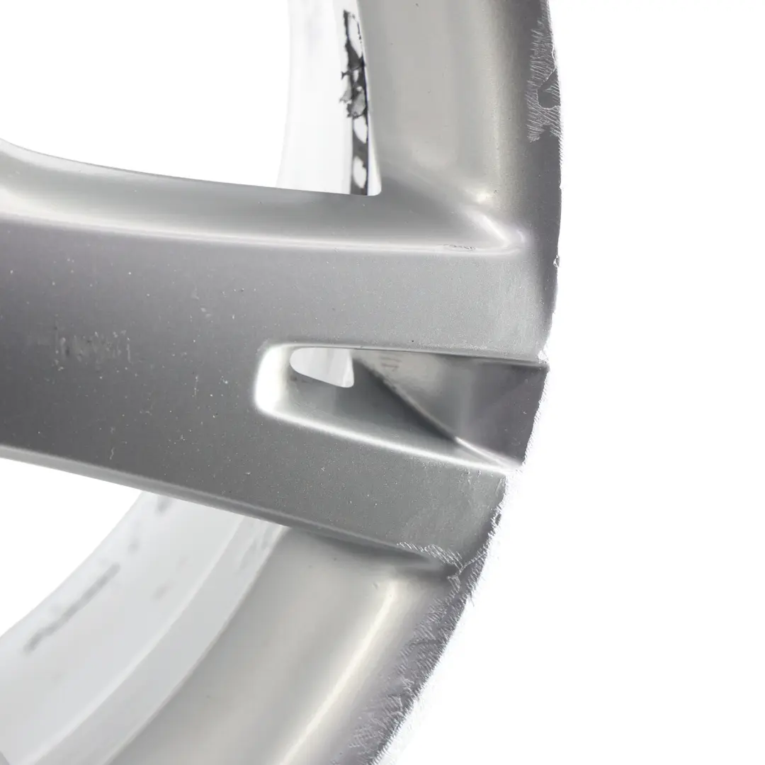 VW Volkswagen Touareg 7L Silver Alloy Wheel Rim 18" ET:57 8J - SKU 7L6601025L-1 - Part number 7L6601025L