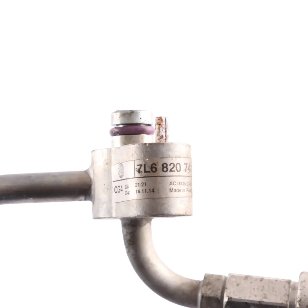 A/C Air Conditioning Pipe Hose Line Tube to Audi Q7 4L Diesel Engine with Part number 7L6820741G Audi Q7 4L Diesel Engine A/C Air Conditioning Pipe Hose Line Tube - SKU RHD-7L6820741G - Part number 7L6820741G