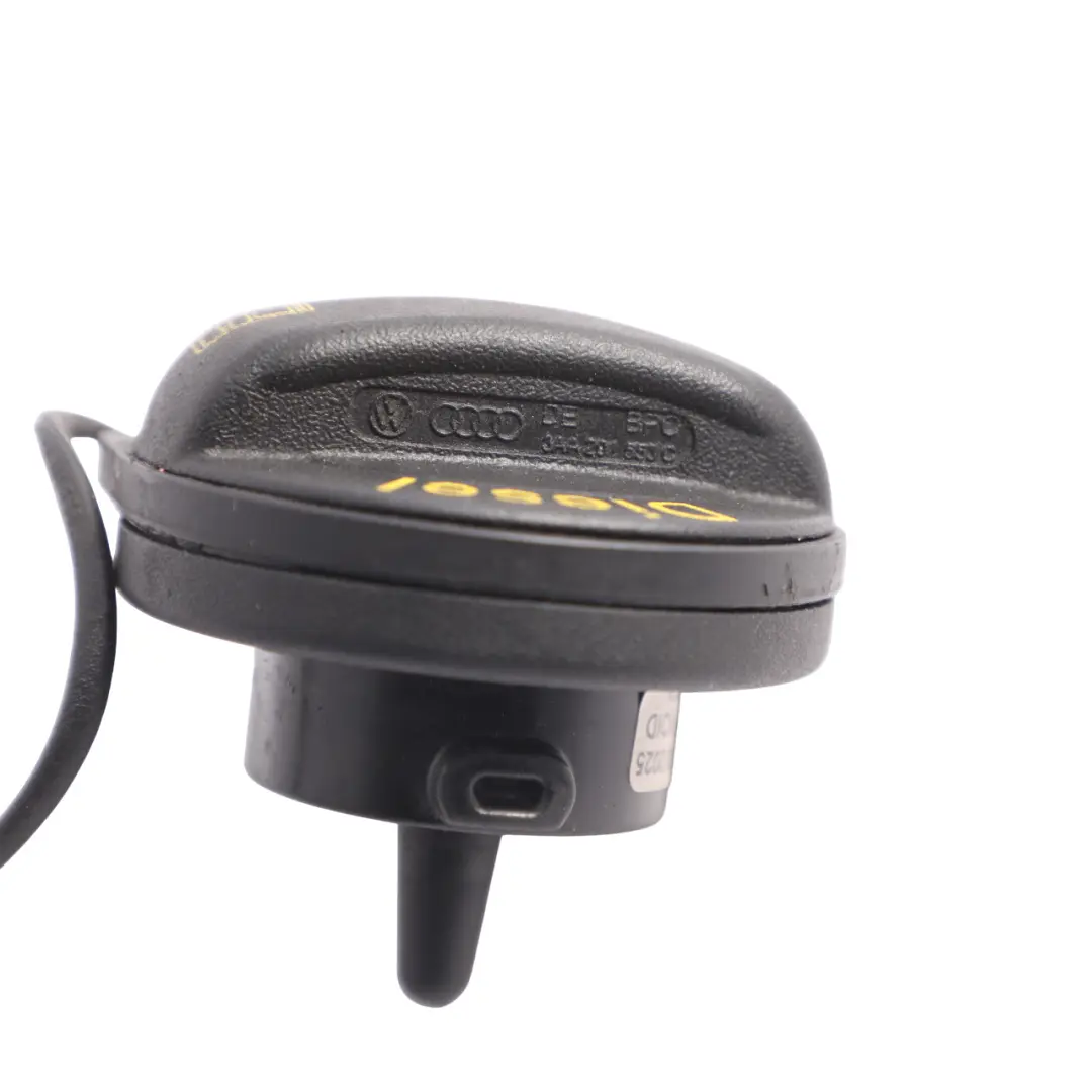 VW Volkswagen Sharan 7N Fuel Filler Cap Tank Lid Cover Black Diesel - SKU 7N0201550G - Part number 7N0201550G