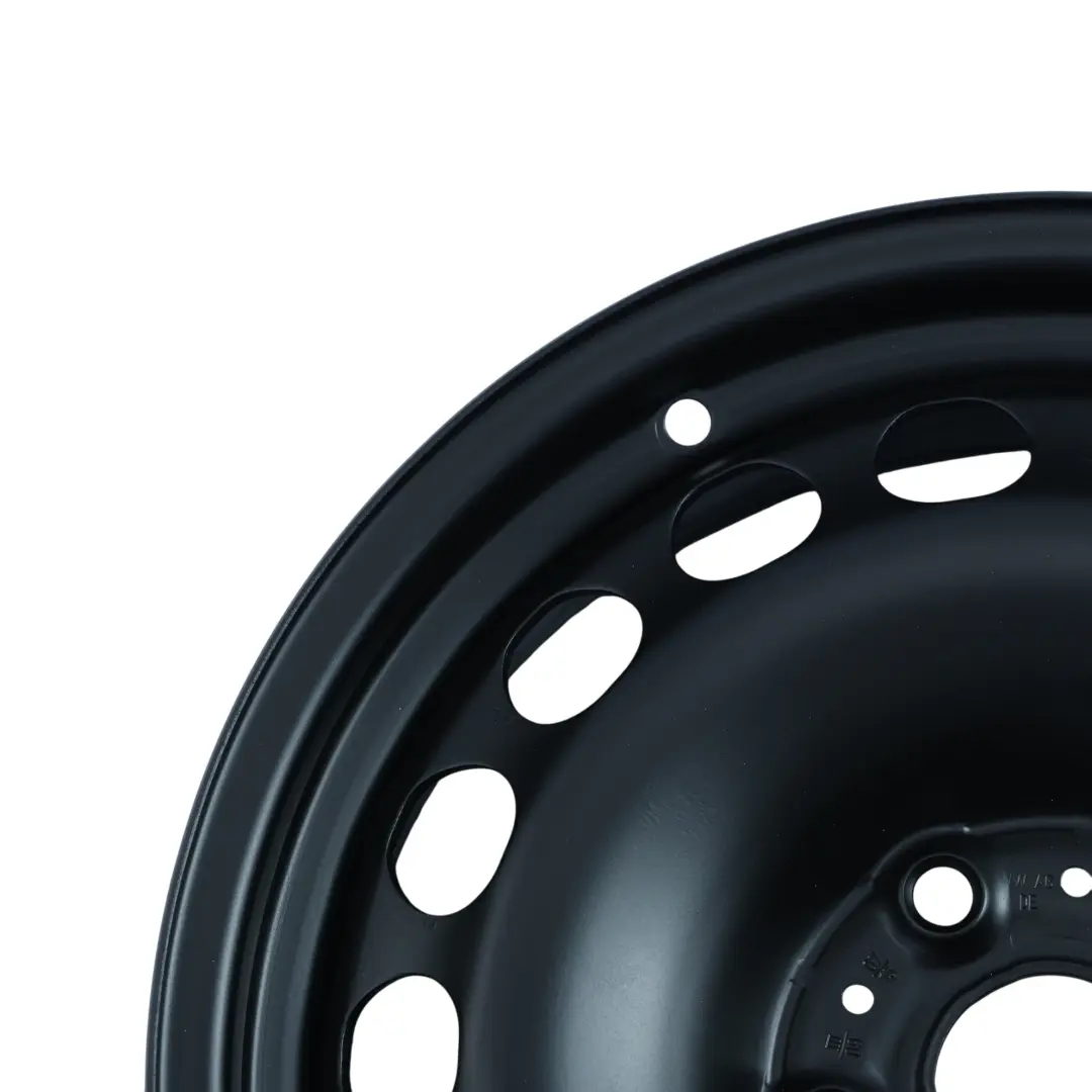 VW Tiguan 5N Sharan 7N Seat Alhambra Wheel Steel Rim Black 16" 6,5J - SKU 7N0601027E - Part number 7N0601027E