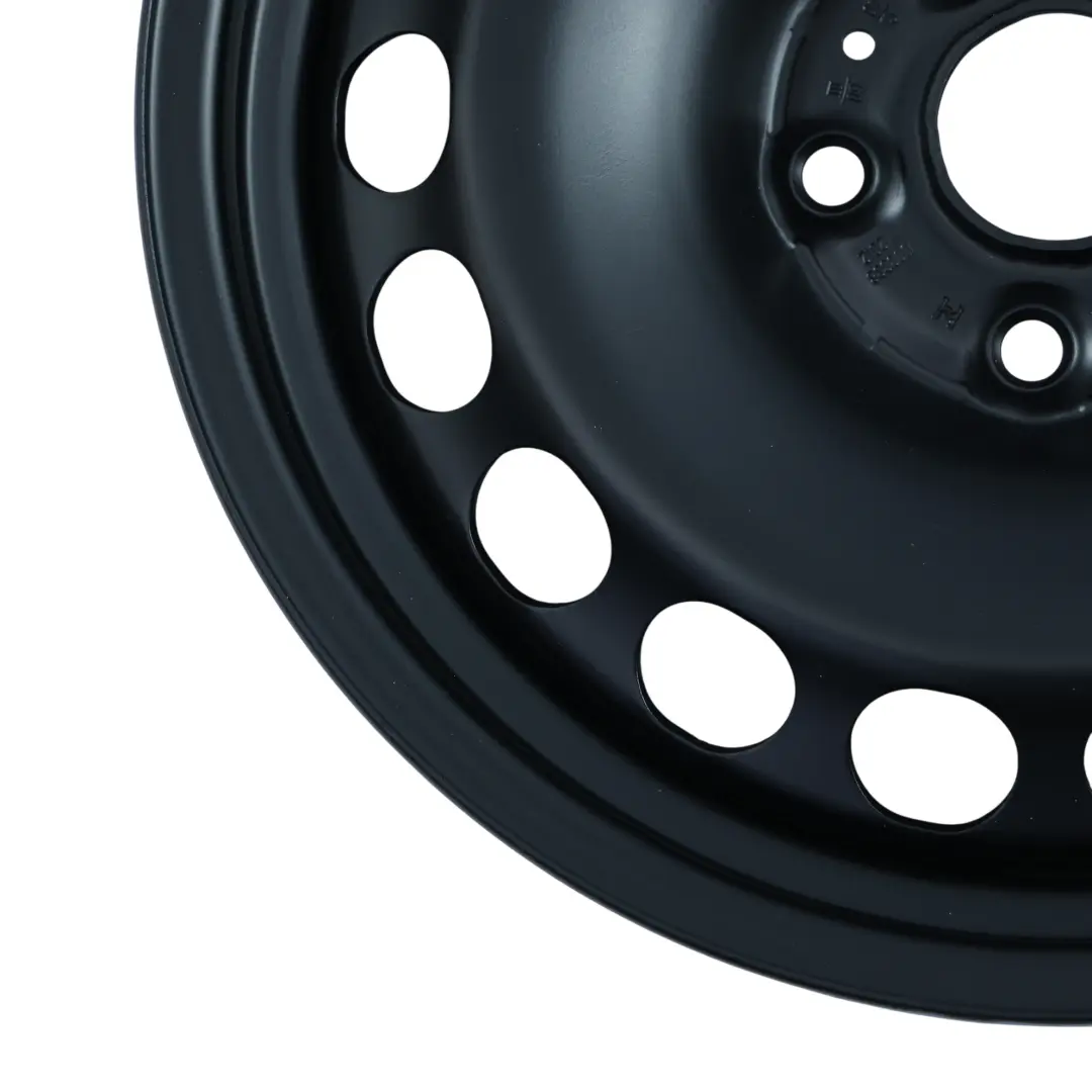VW Tiguan 5N Sharan 7N Seat Alhambra Wheel Steel Rim Black 16" 6,5J - SKU 7N0601027E - Part number 7N0601027E