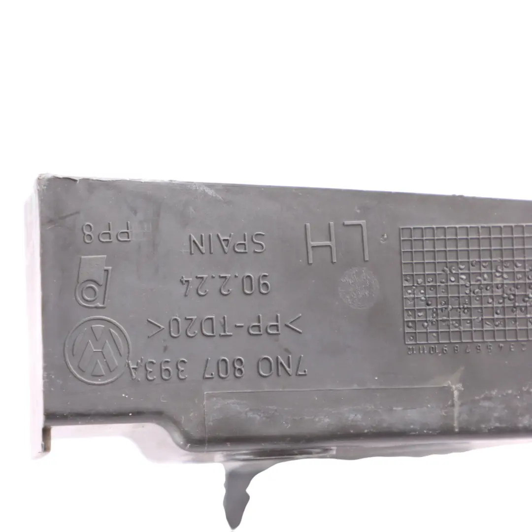 Volkswagen Sharan 7N Support Guide Pare-Chocs Arrière Gauche 7N0807393A - SKU 7N0807375 - Numéro de pièce 7N0807375