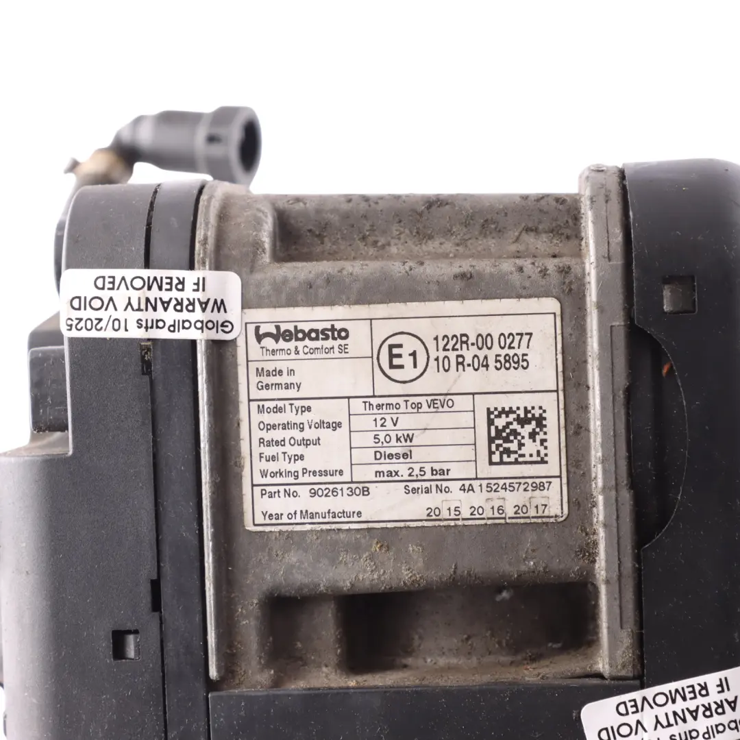 7N Webasto Auxiliary Heater Control Unit 2.0 TDI to Volkswagen Sharan with Part number 7N0815065AD Volkswagen Sharan 7N Webasto Auxiliary Heater Control Unit 2.0 TDI - SKU 7N0815065AD - Part number 7N0815065AD