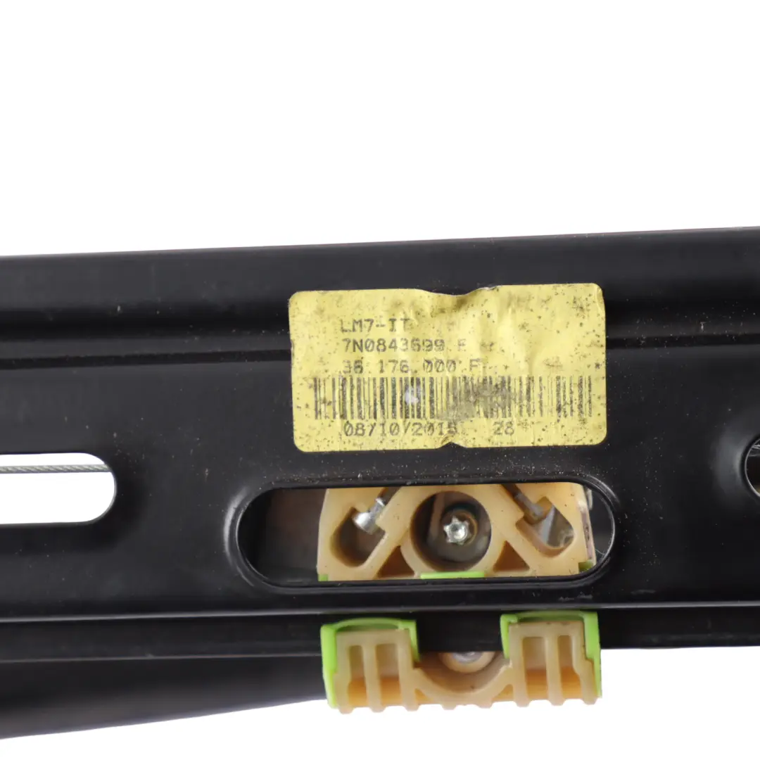 Volkswagen Sharan 7N Mecanismo Elevalunas Eléctrico Trasero Izquierdo - SKU 7N0843699F - Número de pieza 7N0843699F