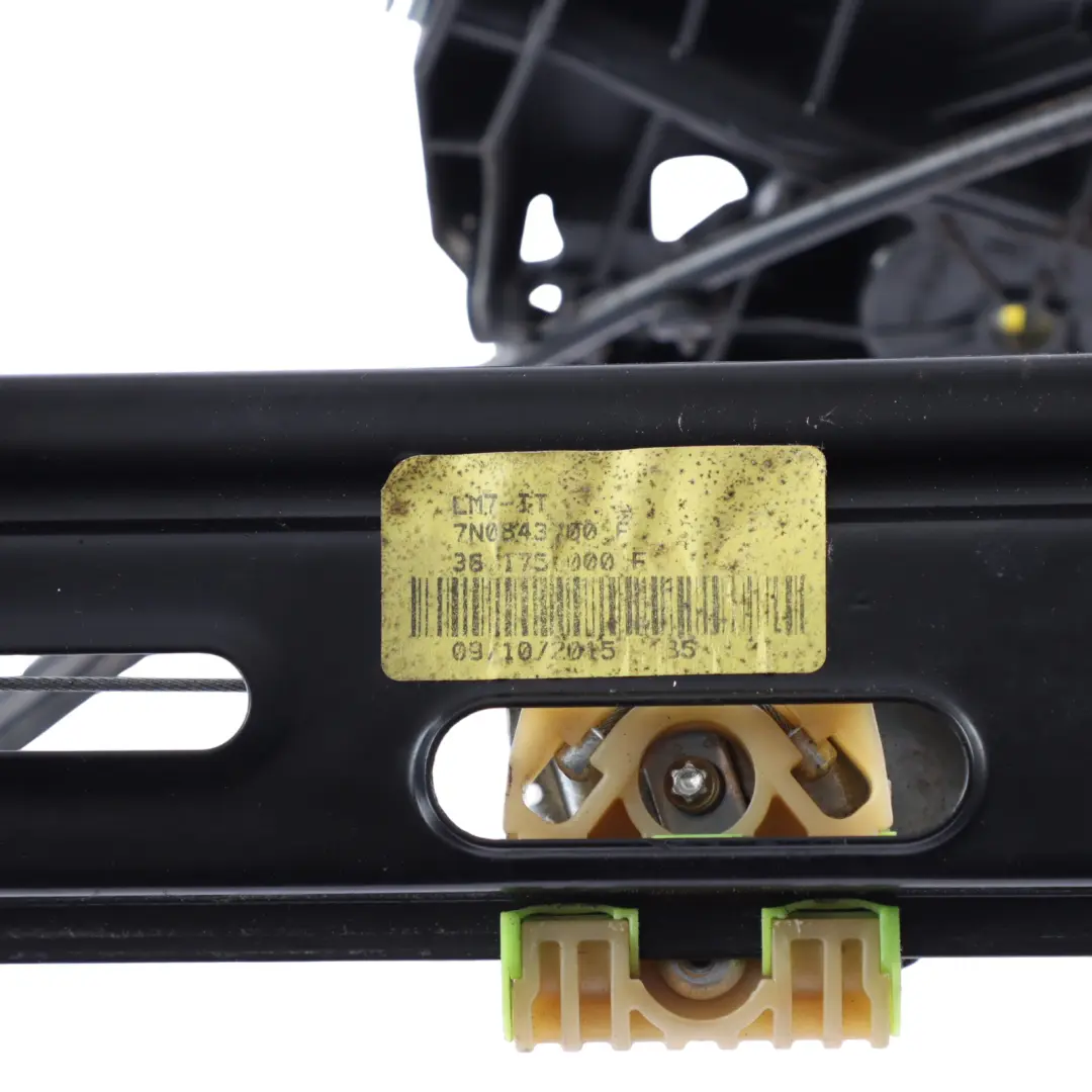 VW Volkswagen Sharan 7N Electric Window Mechanism Rear Right O/S - SKU 7N0843700F - Part number 7N0843700F