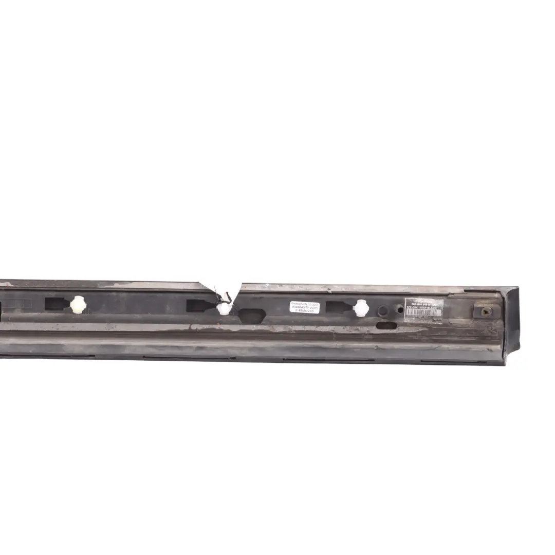 VW Sharan 7N Door Moulding Strip Front Right O/S Sill Cover Deep Black - C9X - SKU 7N0854940H-DBL - Part number 7N0854940H