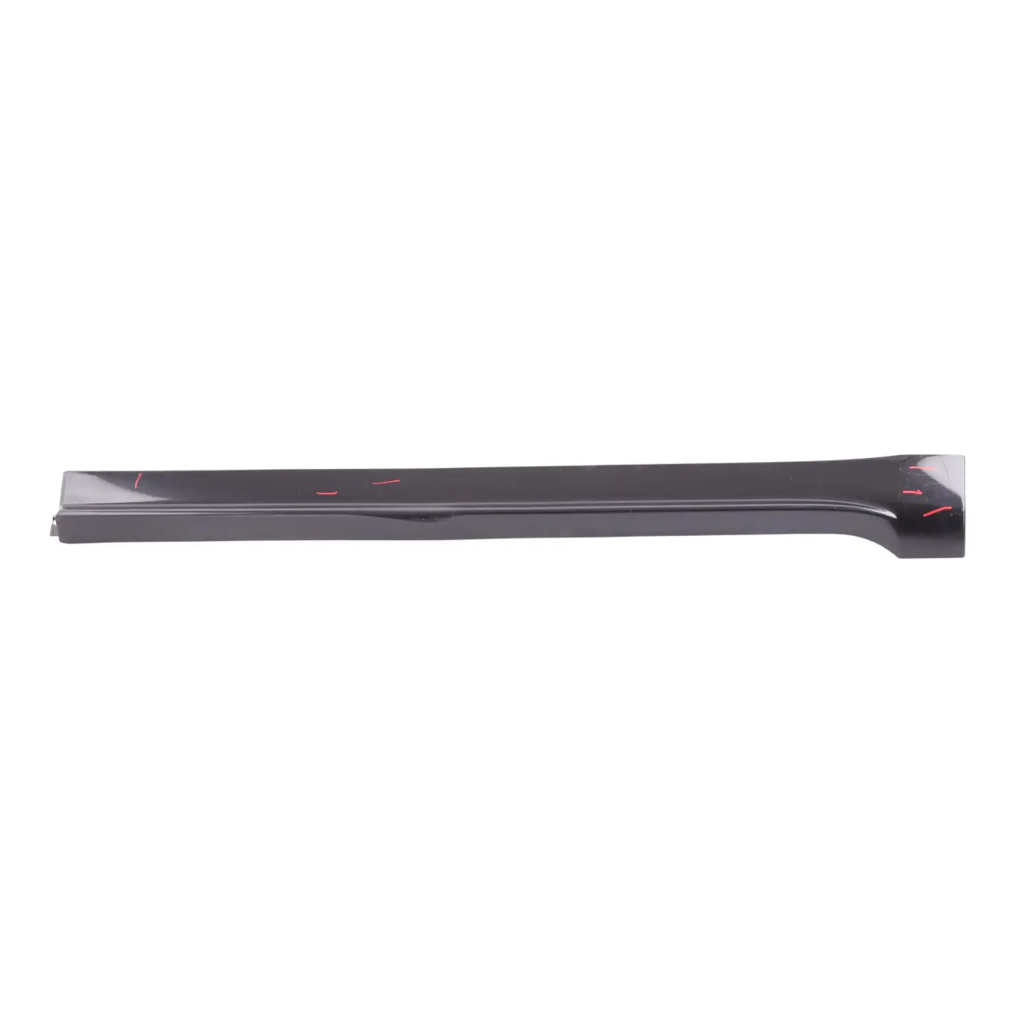 VW Sharan 7N Door Moulding Strip Rear Left N/S Sill Cover Deep Black - C9X