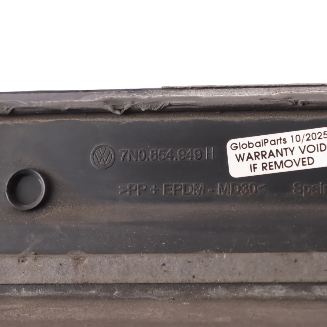 7N Door Moulding Strip Rear Left N/S Sill Cover Deep Black - C9X to VW Sharan with Part number 7N0854949H VW Sharan 7N Door Moulding Strip Rear Left N/S Sill Cover Deep Black - C9X - SKU 7N0854949H-DBL - Part number 7N0854949H