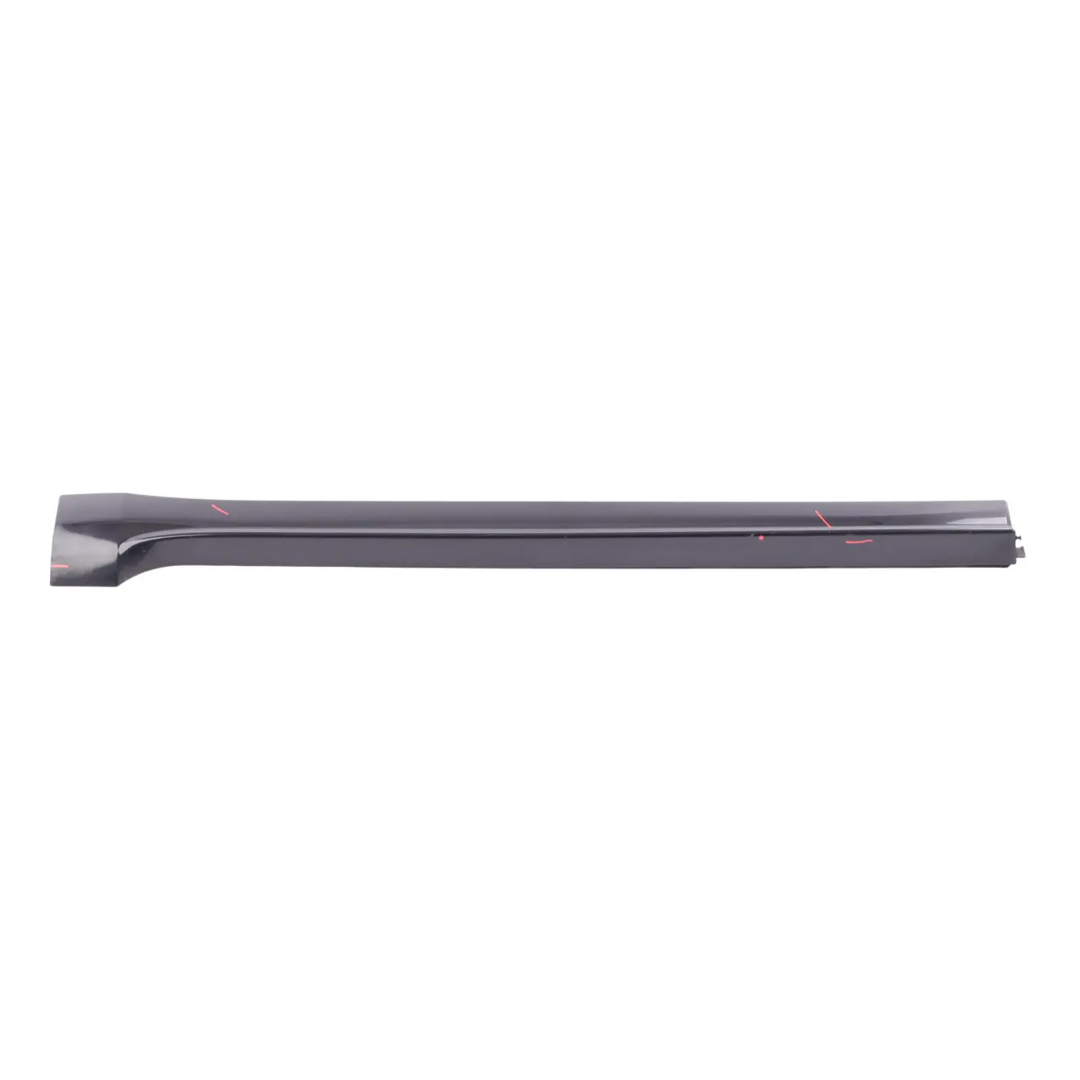 VW Sharan 7N Door Moulding Strip Rear Right O/S Sill Cover Deep Black - C9X