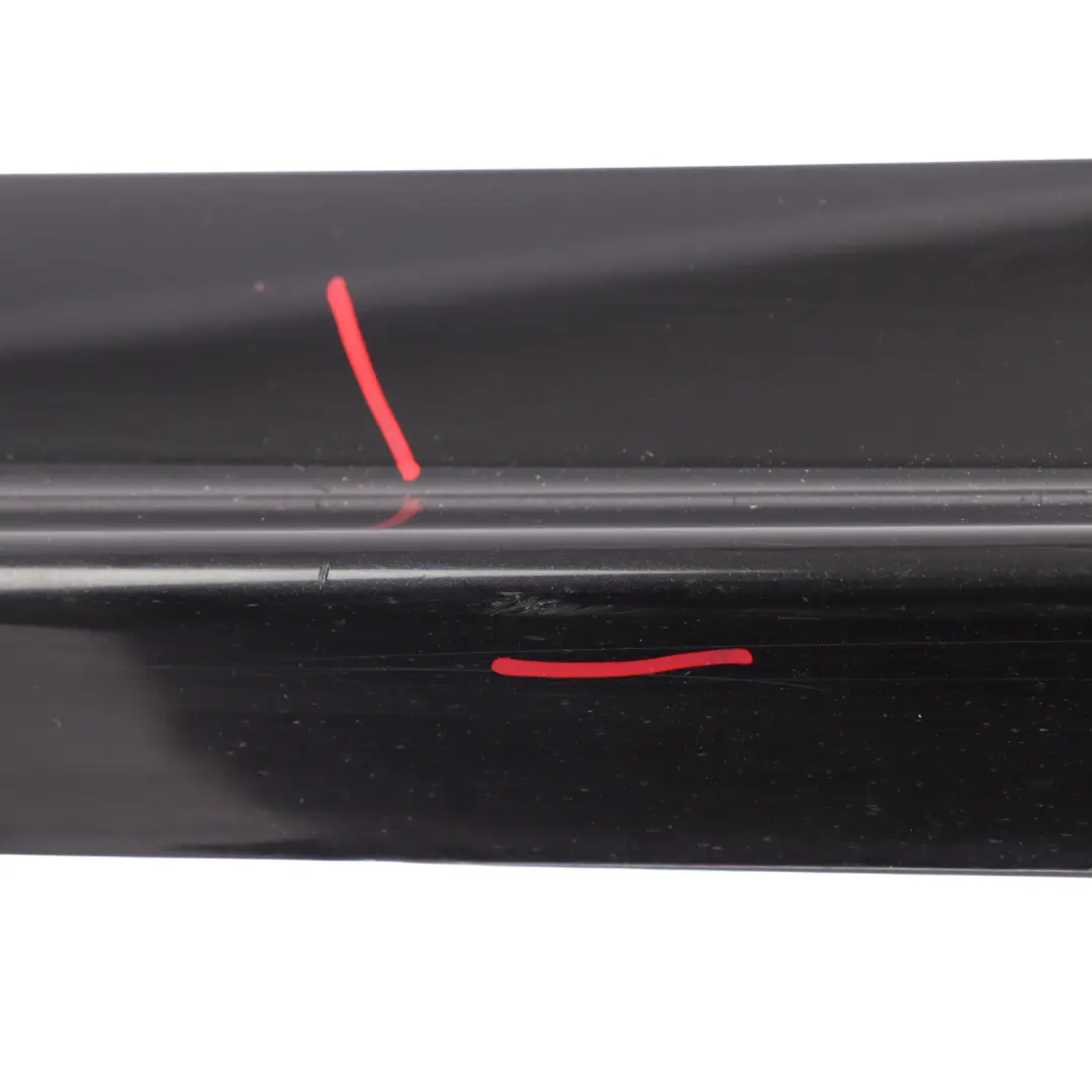 VW Sharan 7N Door Moulding Strip Rear Right O/S Sill Cover Deep Black - C9X - SKU 7N0854950H-DBL - Part number 7N0854950H