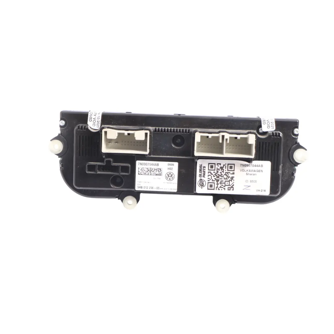 VW Sharan 7N Air Conditioning Climate Control Panel A/C Switch - SKU 7N0907044AB - Part number 7N0907044AB