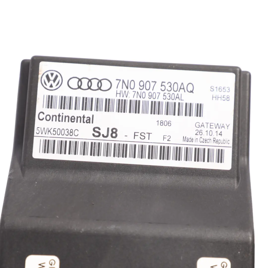 Mk2 Temic Gateway Control Module Unit ECU to Skoda Yeti 5L Superb with Part number 7N0907530AQ Skoda Yeti 5L Superb Mk2 Temic Gateway Control Module Unit ECU - SKU 7N0907530AQ - Part number 7N0907530AQ