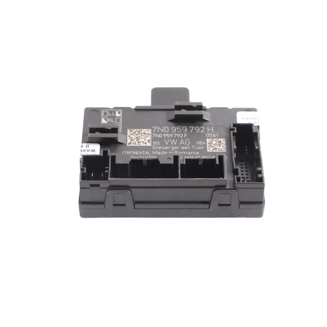 VW Volkswagen Sharan 7N Passenger's Side Door ECU Module Control Unit - SKU 7N0959792H - Part number 7N0959792H