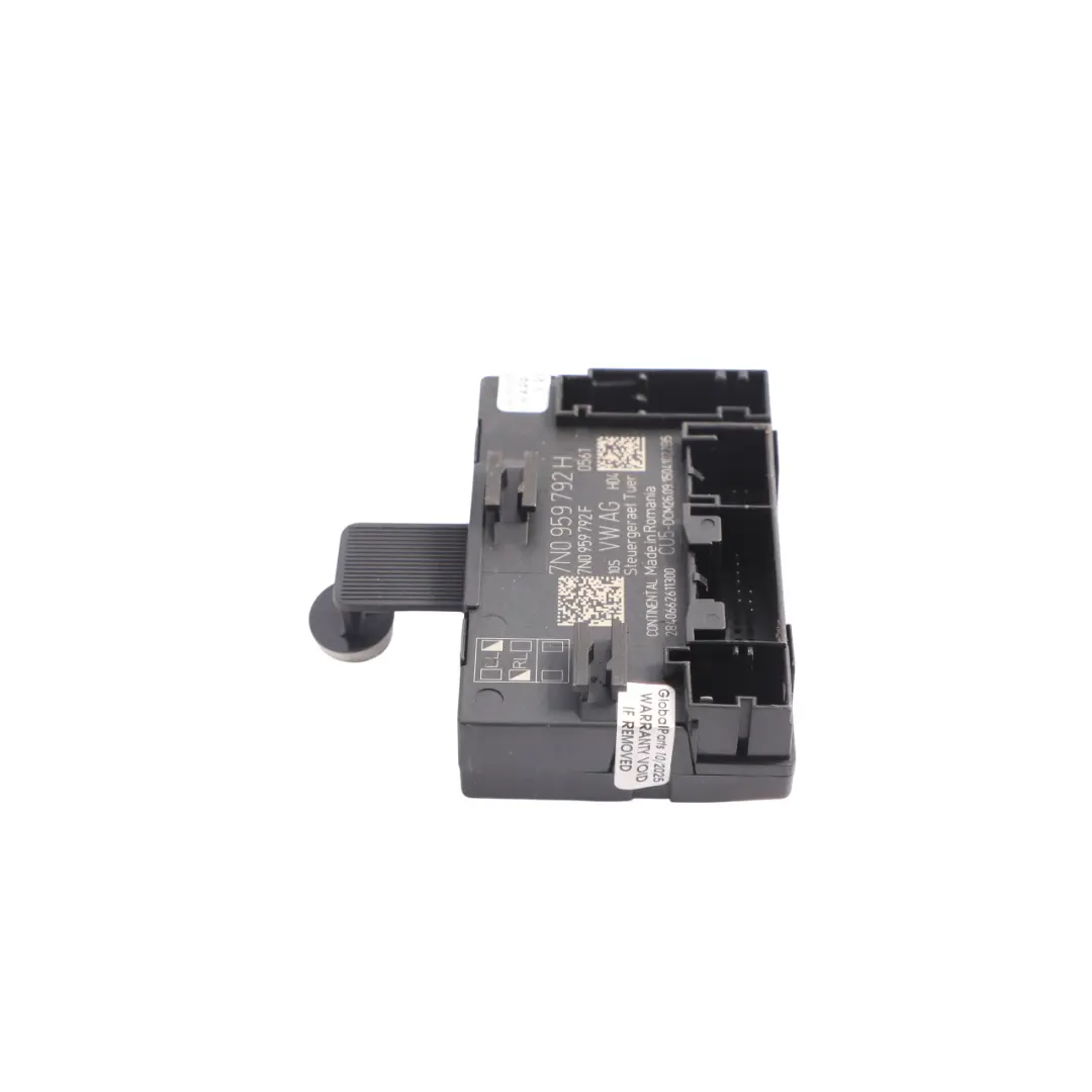VW Volkswagen Sharan 7N Passenger's Side Door ECU Module Control Unit - SKU 7N0959792H - Part number 7N0959792H