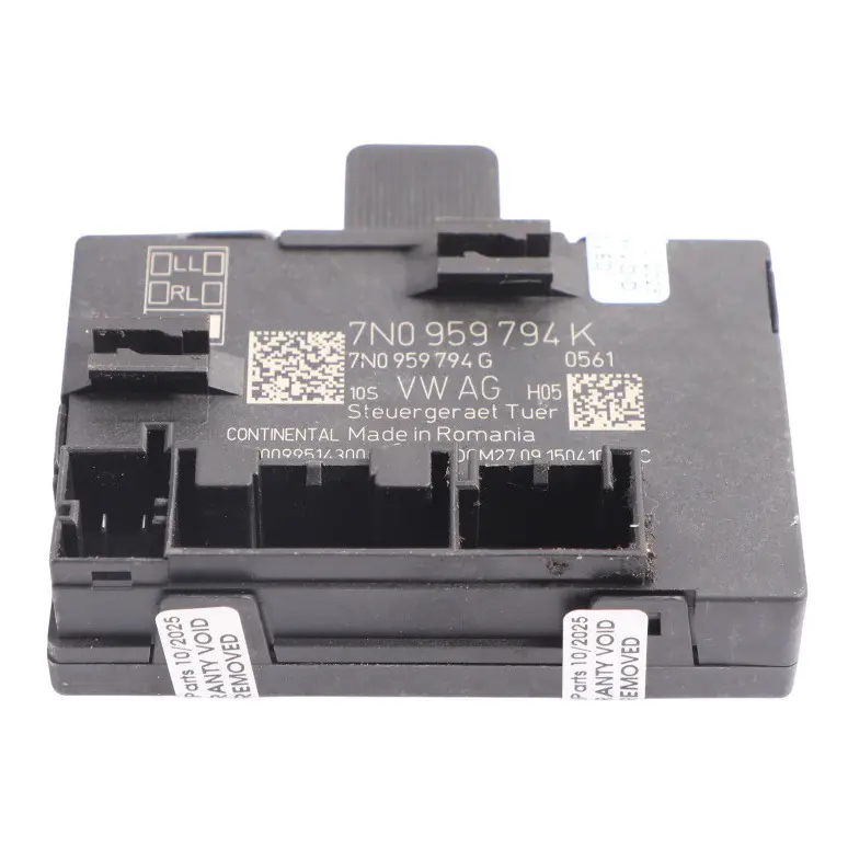 7N Modulo Porta Posteriore Unità Di Controllo Sinistra Lato per VW Sharan con numero di parte 7N0959794K VW Sharan 7N Modulo Porta Posteriore Unità Di Controllo Sinistra Lato - SKU 7N0959794K - Numero di parte 7N0959794K
