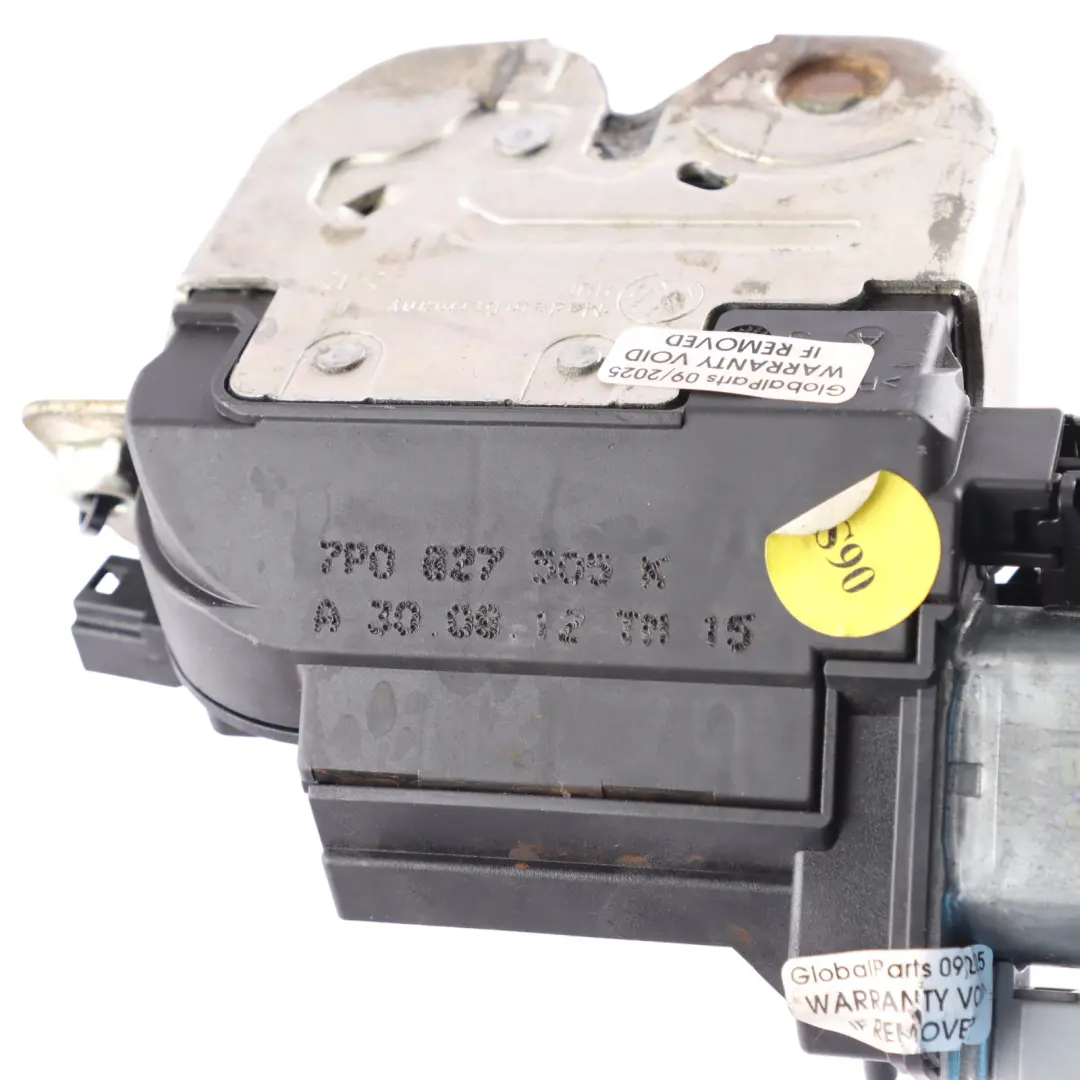 VW Touareg 7P Porsche Cayenne 92A Rear Boot Lid Tailgate Lock Latch - SKU 7P0827505K - Part number 7P0827505K