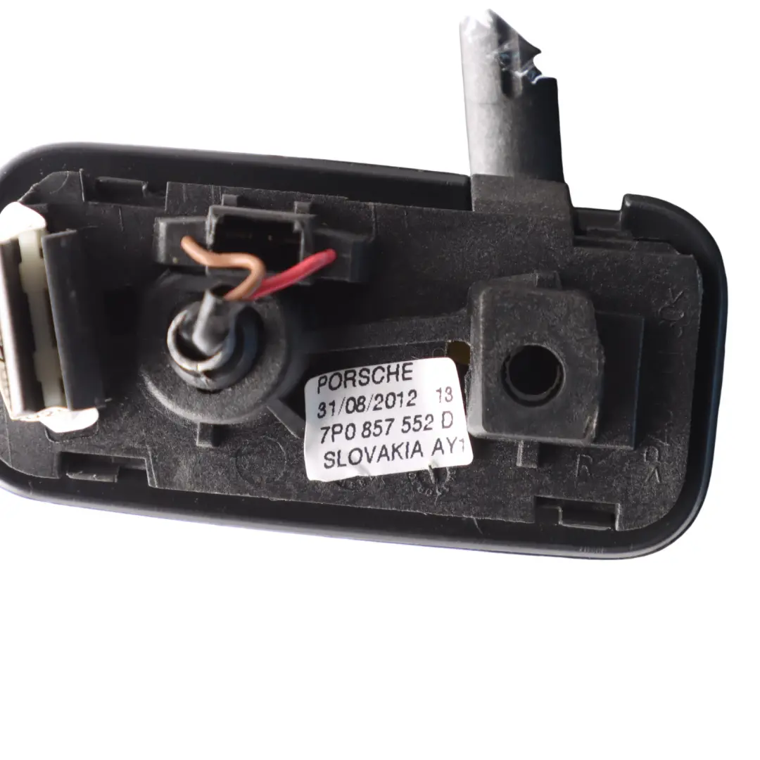 Parasol Doble Negro Delantero Derecho para Porsche Cayenne 92A con número de pieza 7P0857552D Porsche Cayenne 92A Parasol Doble Negro Delantero Derecho - SKU 95873155200 - Número de pieza 7P0857552D