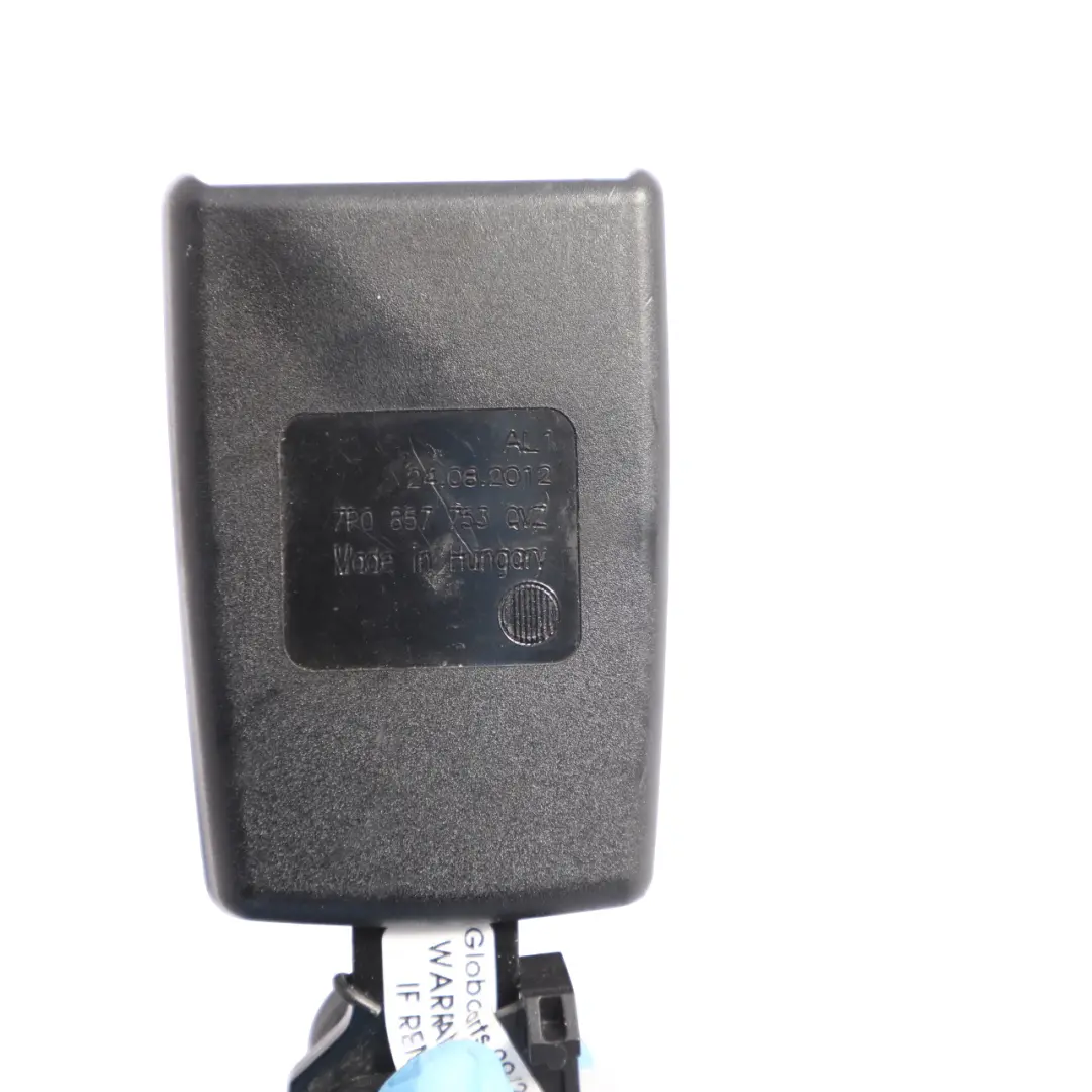 Porsche Cayenne 92A Rear Seat Belt Buckle Latch Lower Left N/S - SKU 95880375300 - Part number 7P0857753