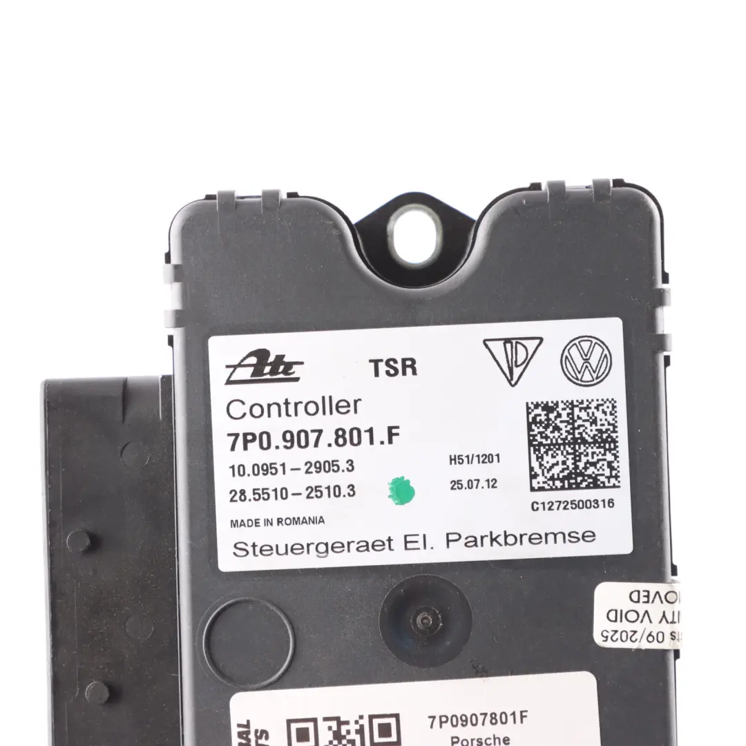 Porsche Cayenne 92A Handbrake Electric Parking Brake Control Module - SKU 7P0907801F - Part number 7P0907801F