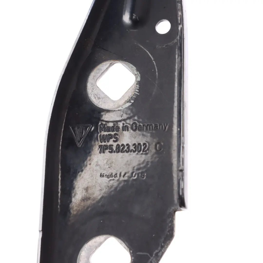 Hood Hinge Bonnet Right O/S Jet Black Metallic - C9X to Porsche Cayenne 92A Engine with Part number 7P5823302C-JBL Porsche Cayenne 92A Engine Hood Hinge Bonnet Right O/S Jet Black Metallic - C9X - SKU 7P5823302C-JBL - Part number 7P5823302C-JBL