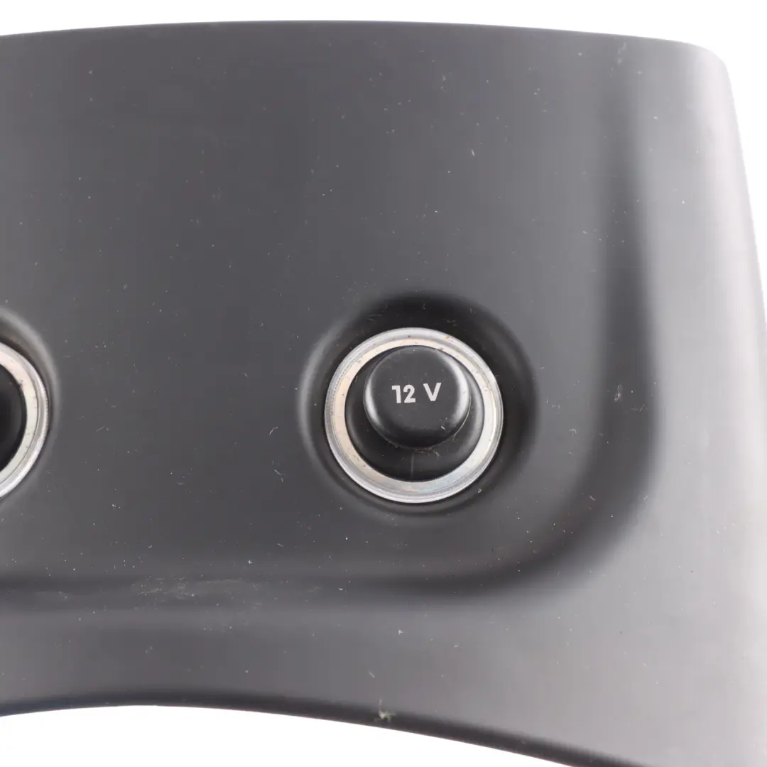 Porsche Cayenne 92A Rear Centre Console Panel Double 12V Socket Trim - SKU 7P5863440 - Part number 7P5863440