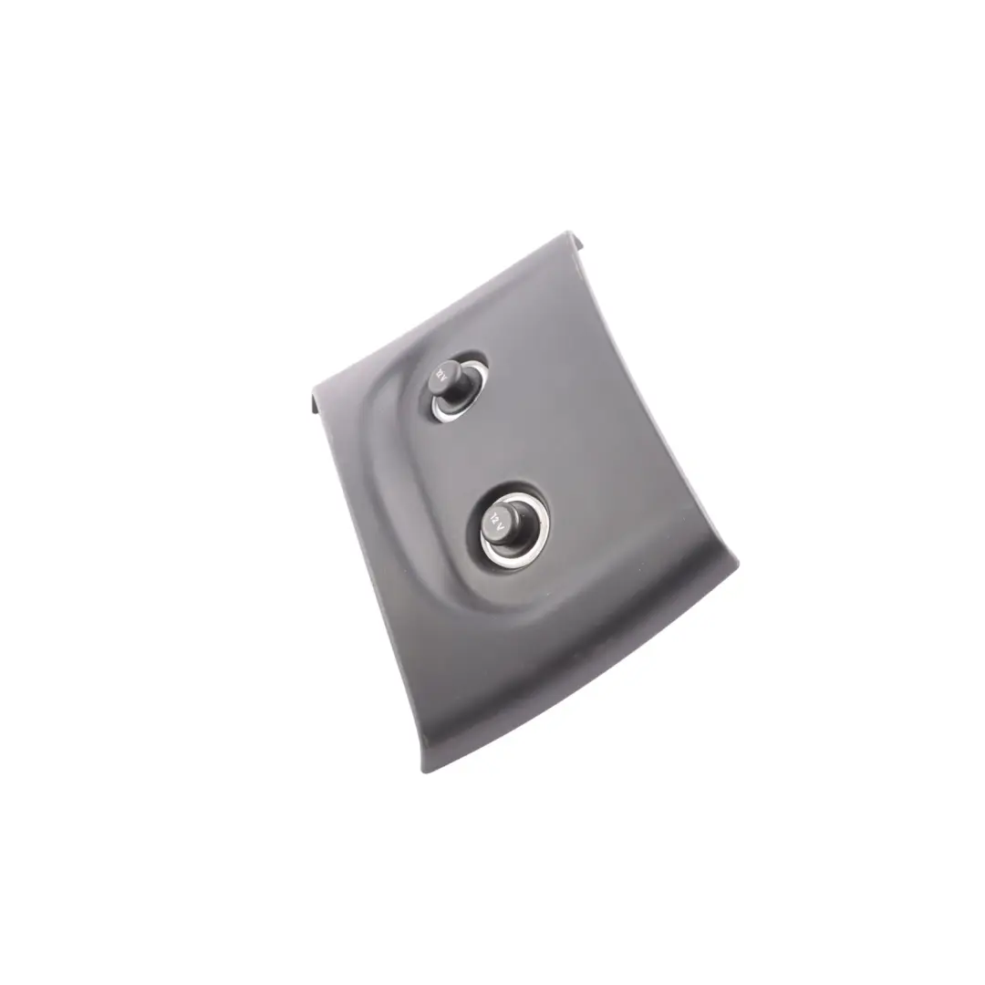 Porsche Cayenne 92A Rear Centre Console Panel Double 12V Socket Trim - SKU 7P5863440 - Part number 7P5863440