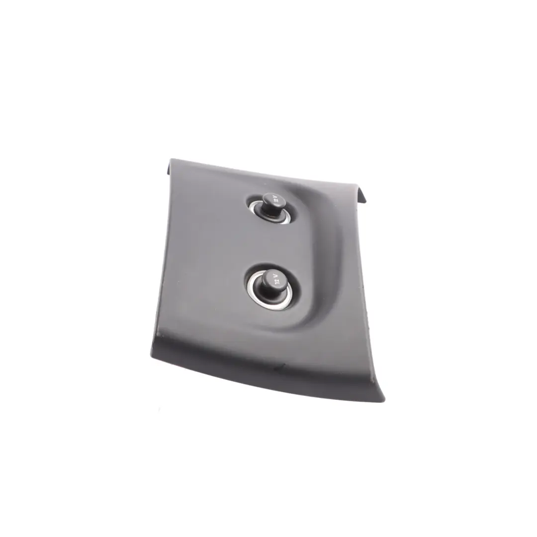 Porsche Cayenne 92A Rear Centre Console Panel Double 12V Socket Trim - SKU 7P5863440 - Part number 7P5863440