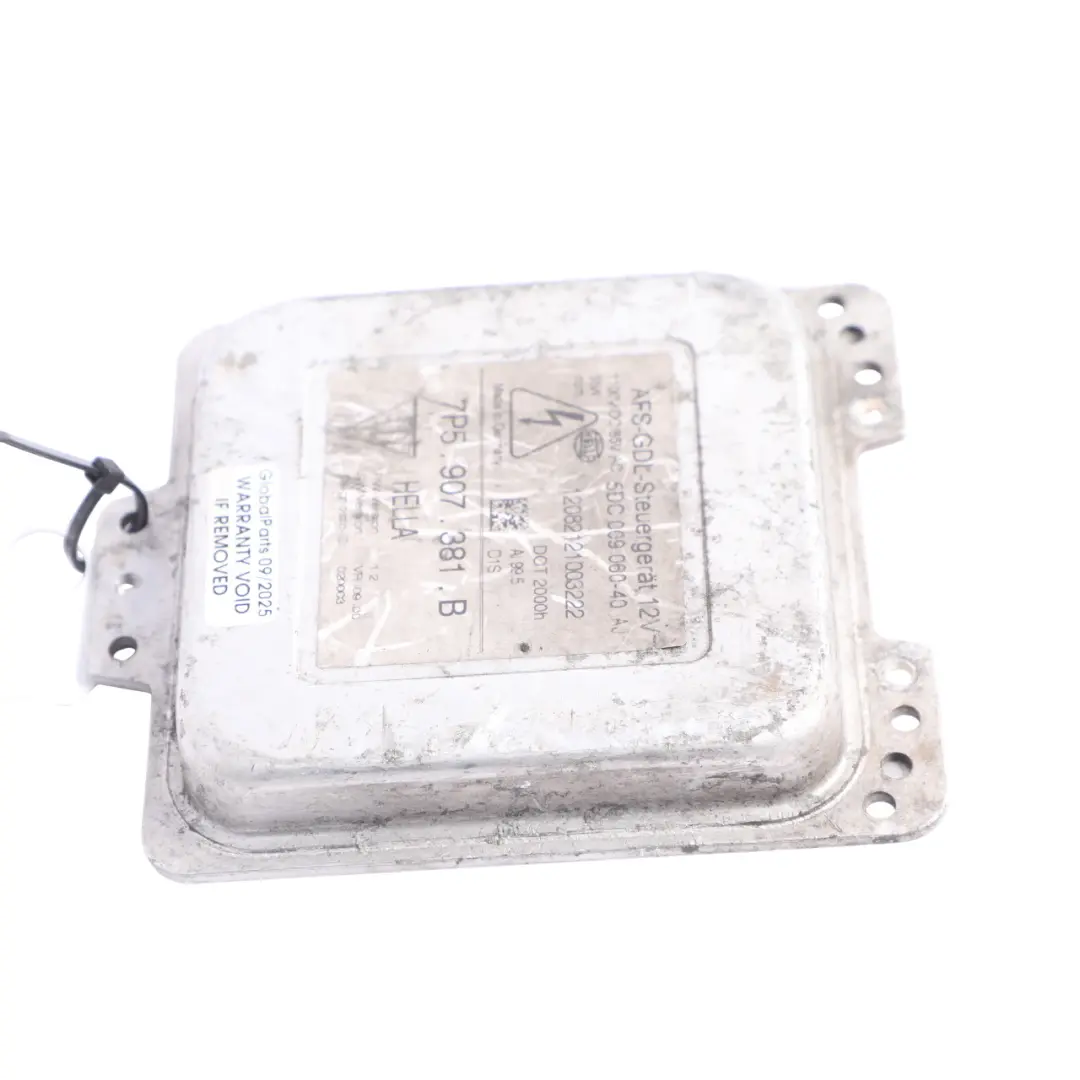 Faros Delanteros Xenon Balasto Unidad De Control para Porsche Cayenne 92A con número de pieza 7P5907381B Porsche Cayenne 92A Faros Delanteros Xenon Balasto Unidad De Control - SKU 7P5907381B - Número de pieza 7P5907381B