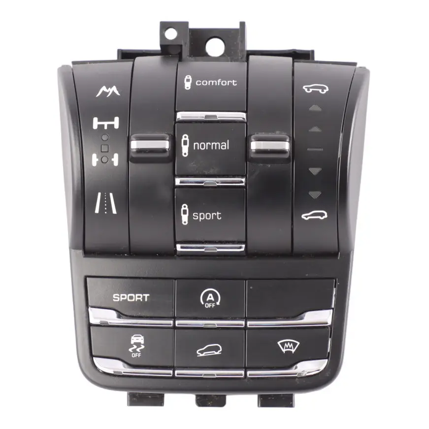 Porsche Cayenne 92A Suspension Switch Centre Console Button Panel - SKU 7P5927127CJ - Part number 7P5927127CJ