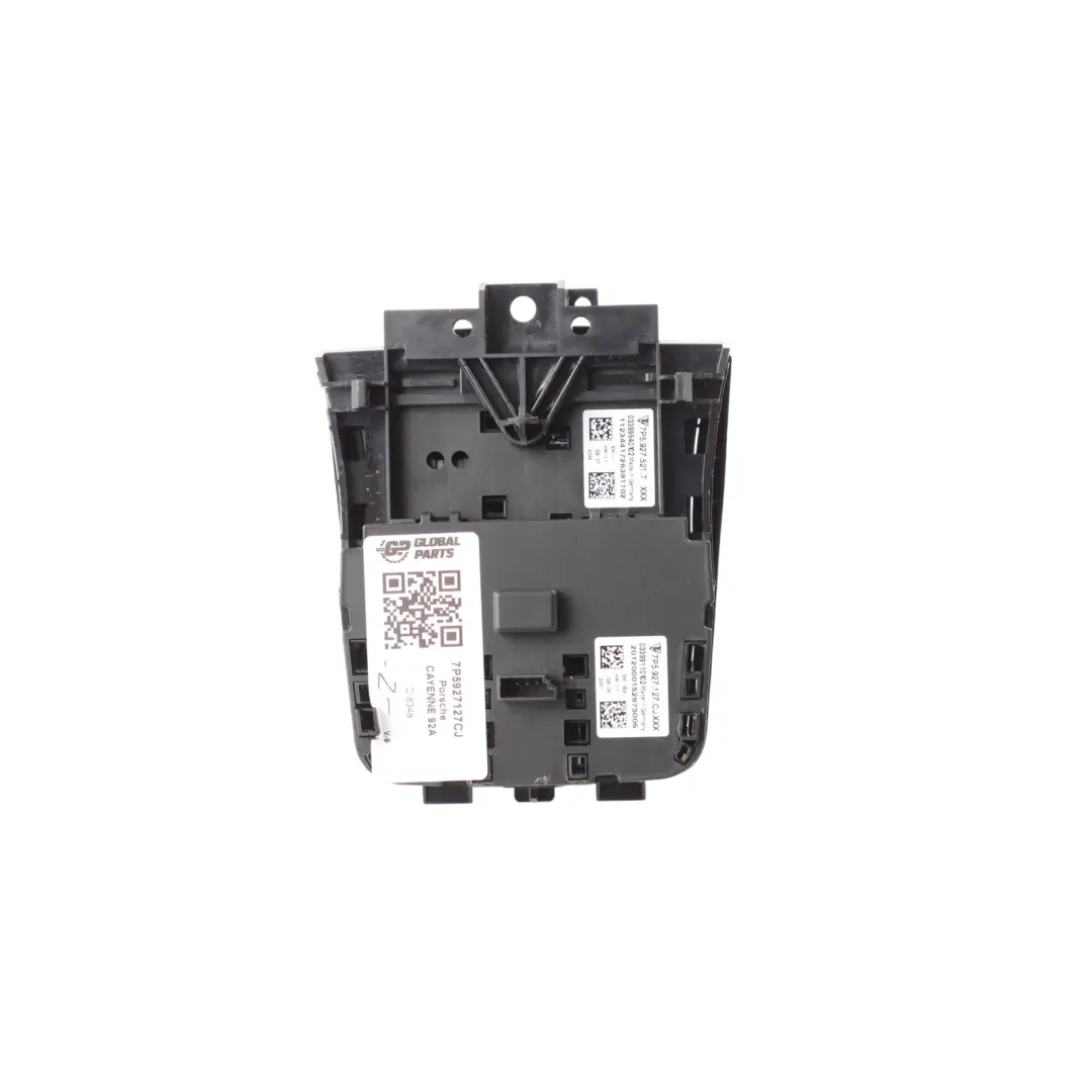 Suspension Switch Centre Console Button Panel to Porsche Cayenne 92A with Part number 7P5927127CJ Porsche Cayenne 92A Suspension Switch Centre Console Button Panel - SKU 7P5927127CJ - Part number 7P5927127CJ