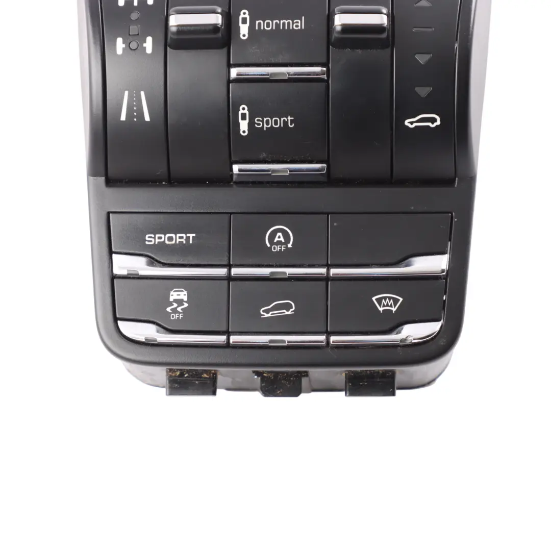 Porsche Cayenne 92A Suspension Switch Centre Console Button Panel - SKU 7P5927127CJ - Part number 7P5927127CJ